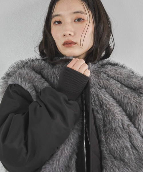 feepur（フェピュール） ma1 ma-1 ミックスファードッキングMA-1