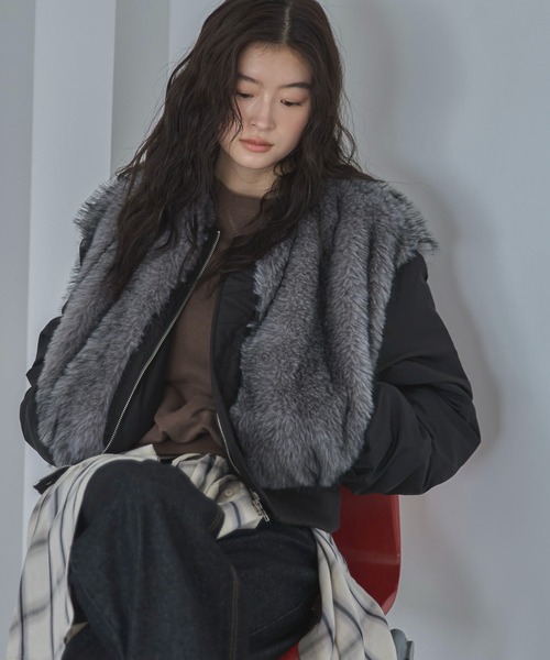 feepur（フェピュール） ma1 ma-1 ミックスファードッキングMA-1