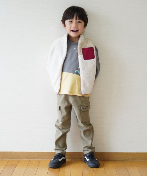 SKAPE（エスケープ） ベスト リバーシブルボアベスト キッズ 子供服 