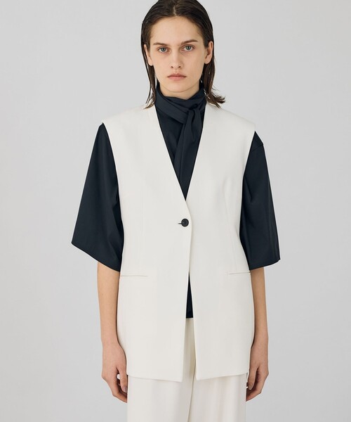 DES PRES（デプレ） ジャケット ノーカラージャケット ライトダブル