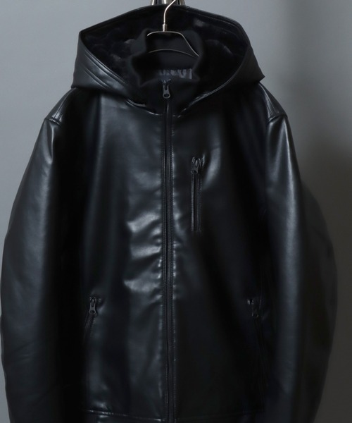 【美品】 エパ epa レザージャケット　ボア取外し可　2wayアウター　黒 wim889-01.jpg