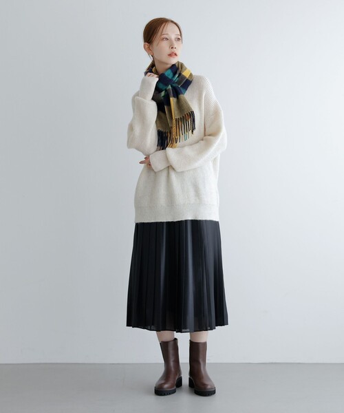 「MACKINTOSH PHILOSOPHY」 マフラー FREE ピンク レディース_画像4