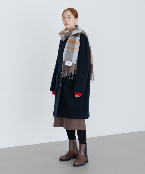 「MACKINTOSH PHILOSOPHY」 マフラー FREE ピンク レディース_画像8