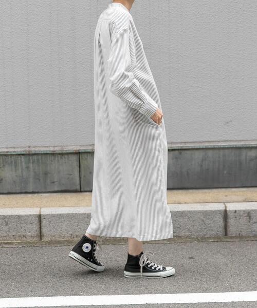 FORK&SPOON（フォークアンドスプーン） ワンピース バンドカラーダブル