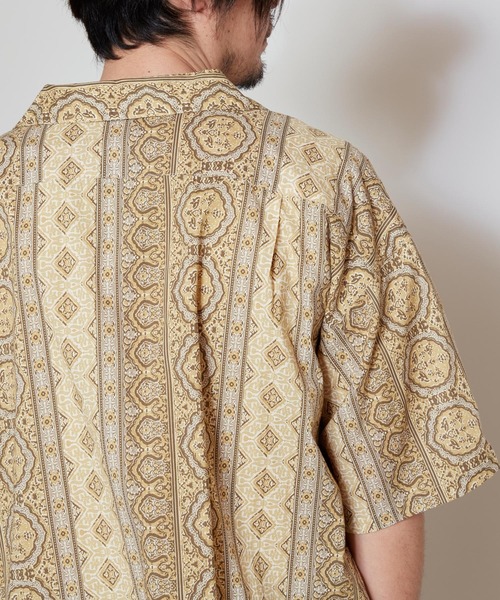 「チャイハネ」 半袖シャツ FREE ブルー メンズ_画像6