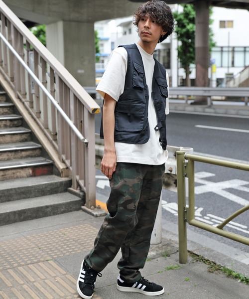 「８(eight)」 ベスト LARGE チャコールグレー メンズ_画像2