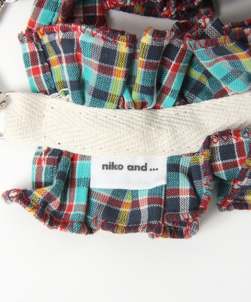 niko and…（ニコアンド） オリジナルチェック先染めストラップ