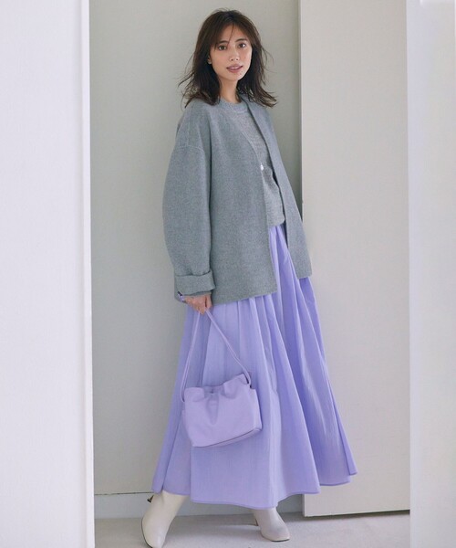 23区 ピンク ノーカラージャケット サイズ40 23区（ニジュウサンク） ノーカラージャケット 40 ピンク レディース