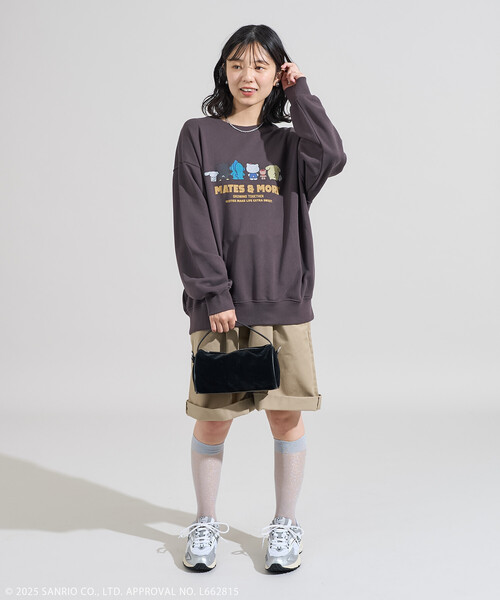 スウェット黒ぴっぴ様 athleta ］ビッグシルエットスウェットトップス（スウェット