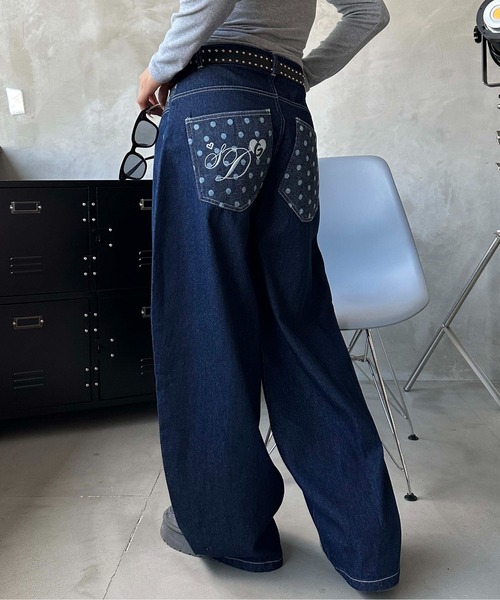 sedacle girl（セダクルガール） ジーンズ デニム デニムパンツ ドット