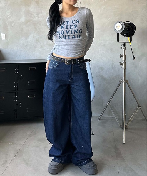 sedacle girl（セダクルガール） ジーンズ デニム デニムパンツ ドット