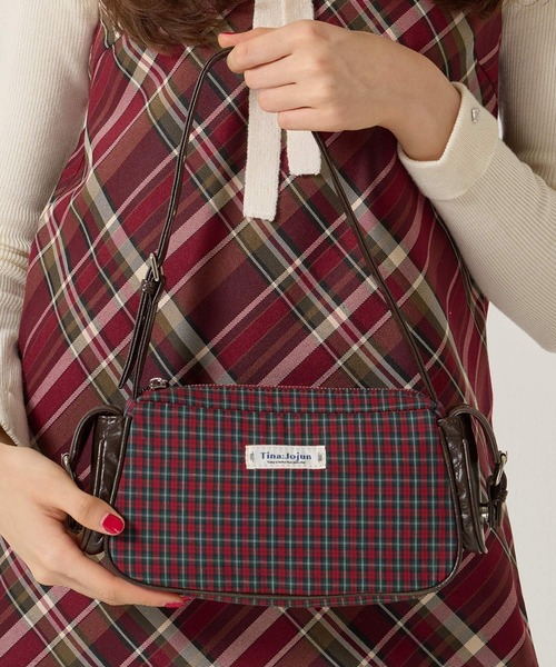 TINA：JOJUN（ティーナジョジュン） ハンドバッグ チェック