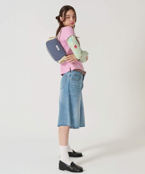 チェック ハンドバッグ TINA：JOJUN ブルー TINA：JOJUN（ティーナジョジュン） ハンドバッグ チェック