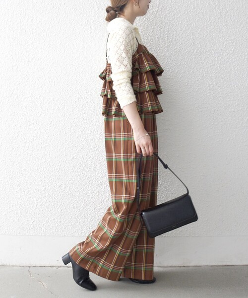 SHIPS any サロペット オーバーオール any:「洗濯機可能」チェック