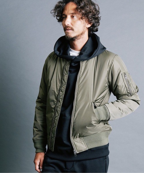 Magine ma1 ma-1 NYLON THINSULATE ZIP MA-1 JKT:ナイロン