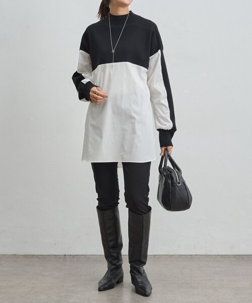 BEARDSLEY（ビアズリー） ニット セーター ニットレイヤーシャツ