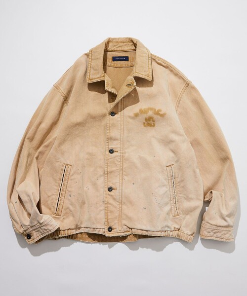 NAUTICA（ノーティカ） ブルゾン LARGE ベージュ メンズ : ZOZOTOWN