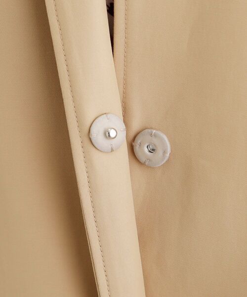 LAURA ASHLEY（ローラアシュレイ） ノーカラーコート コート 「袖裏柄