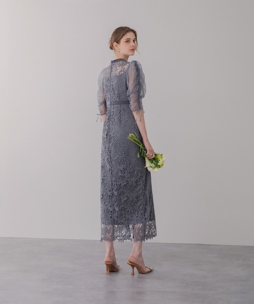 「Leja」 半袖ワンピース MEDIUM イエロー レディース_画像7