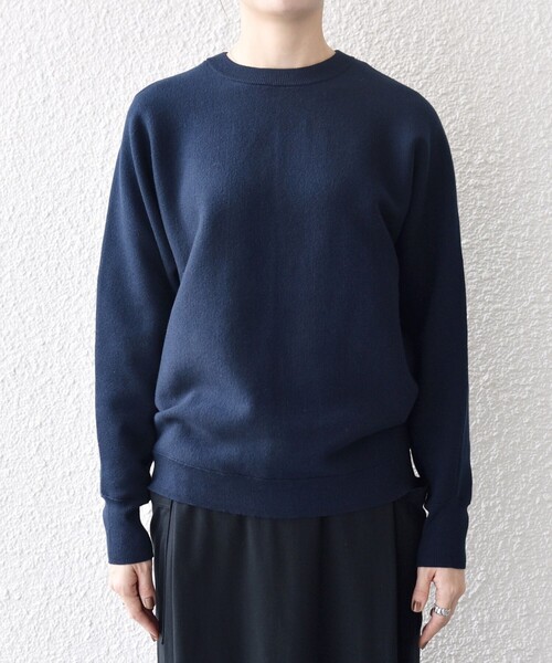 SHIPS any ニット セーター any:「洗濯機可能」クルーネック ドルマン