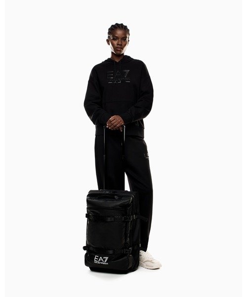 EMPORIO ARMANI アルマーニ キャリーケース 機内持ち込み ブラック EA7 スーツケース 「エンポリオ アルマーニ EA7」機内持ち込み用スーツ