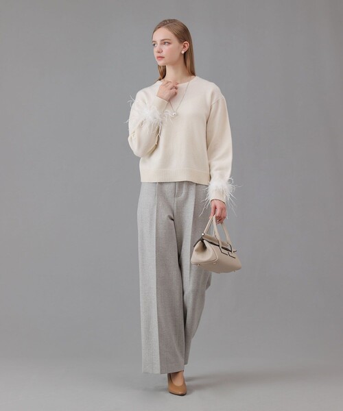 ANAYI（アナイ） ニット セーター フェザーバングル プルオーバー