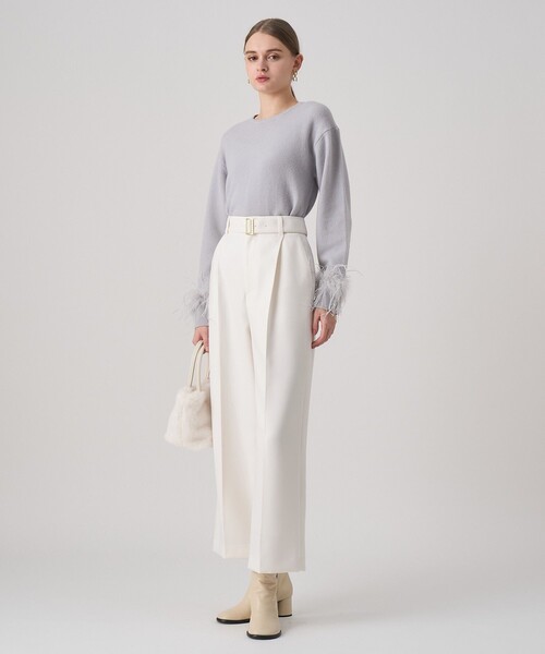 ANAYI（アナイ） ニット セーター フェザーバングル プルオーバー