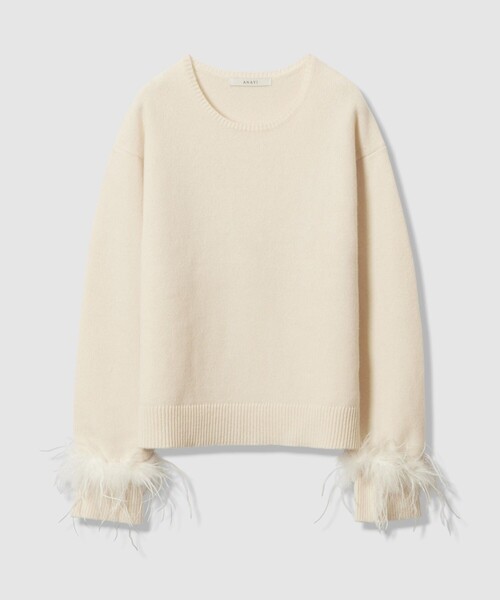 ANAYI（アナイ） ニット セーター フェザーバングル プルオーバー