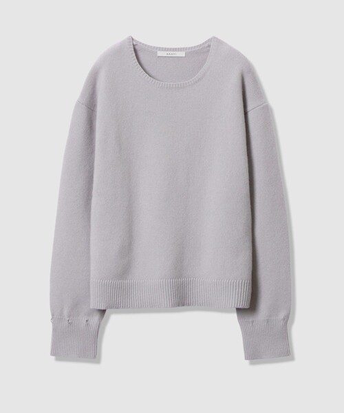 ★美品・ほぼ未使用★ アナイ ANAYI ニット セーター グレー ANAYI（アナイ） ニット セーター フェザーバングル プルオーバー