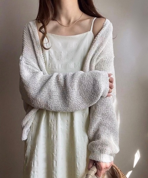 「FILLOU」 キャミソールワンピース MEDIUM ブラック レディース_画像7