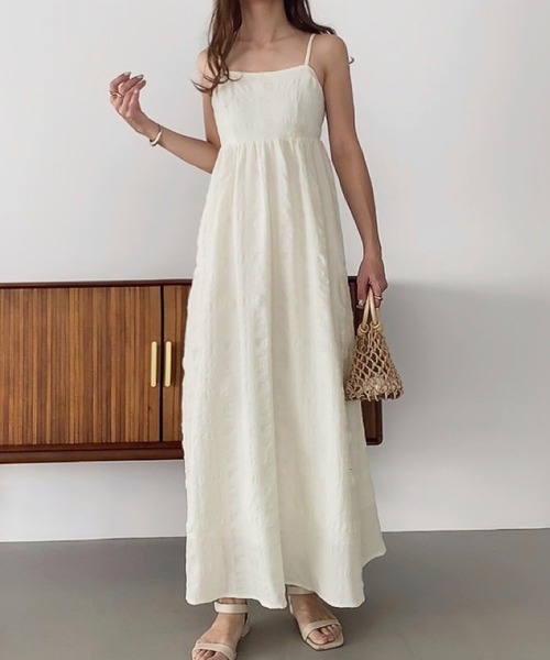 「FILLOU」 キャミソールワンピース MEDIUM ブラック レディース_画像9