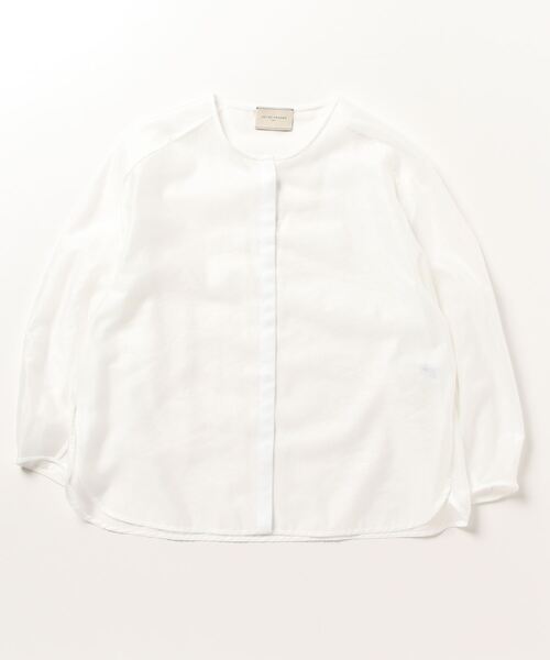「UNITED ARROWS」 7分袖ブラウス - ホワイト レディースの画像