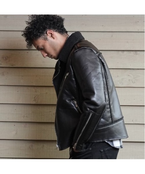 TMT ライダースジャケット LARGE ブラック メンズ : ZOZOTOWN Yahoo!店