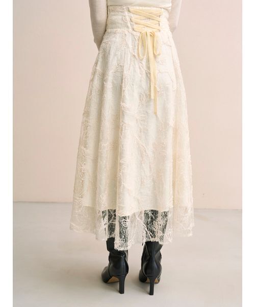 SNIDEL（スナイデル） スカート エンブロイダリースカート : ZOZOTOWN