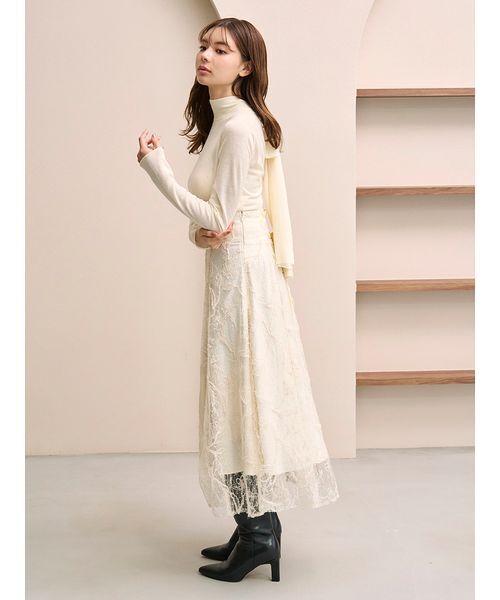 SNIDEL（スナイデル） スカート エンブロイダリースカート : ZOZOTOWN