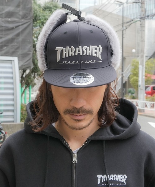 THRASHER（スラッシャー） キャップ 帽子 メンズ MAG LOGO FLAT VISOR