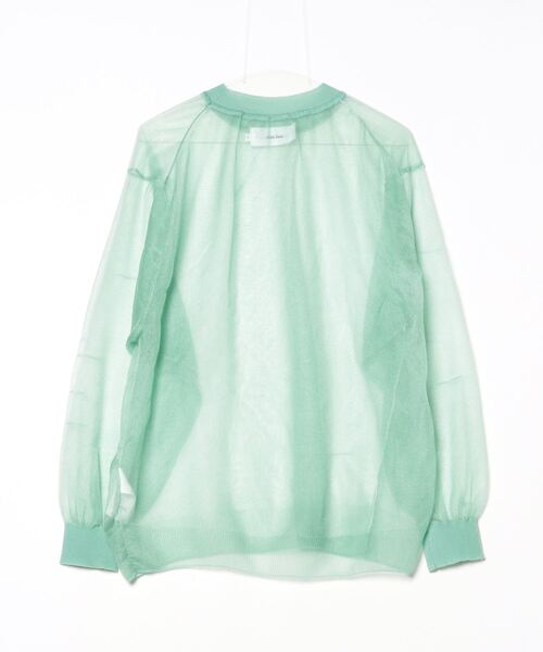 「JANESMITH」 長袖ニット SMALL グリーン系その他 レディース_画像2