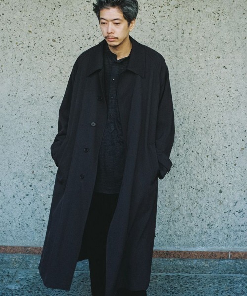 LIDnM（リドム） ステンカラーコート コート T/W KERSEY BALMACAAN