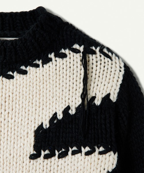 leinwande（ラインヴァンド） 長袖ニット ONE SIZE ブラック