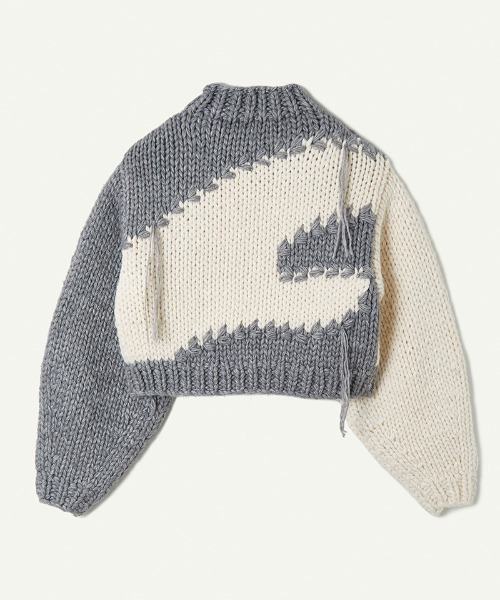 LEINWANDE ニットガウン Landscape Intarsia Knit Top（ニット/セーター）｜leinwande（ライン