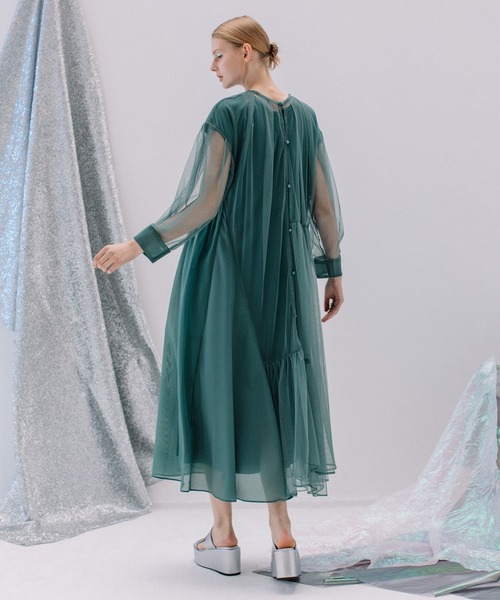 AULA AILA（アウラ アイラ） コンビワンピース 0 ライトブルー