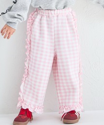 くるみ様おまとめ⭐︎ ブラウス&パンツ、ピンクリネン巾着 pairmanon（ペアマノン） パンツ 「ぬくふわ」ガールズ チェック