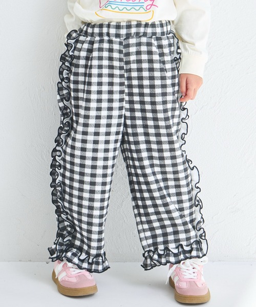 pairmanon（ペアマノン） パンツ 「ぬくふわ」ガールズ チェック