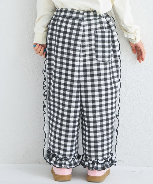 pairmanon（ペアマノン） パンツ 「ぬくふわ」ガールズ チェック