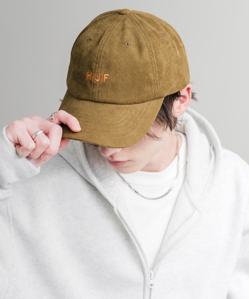 HUF（ハフ） キャップ 帽子 OG CORDUROY 6-PANEL CV HAT ワンポイント