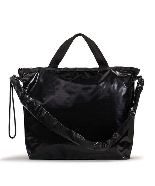 トートバッグ LeSportsac×Ameri ブラック レスポートサック LeSportsac CARLIN ZIP TOP TOTE BAG （リサイクルド