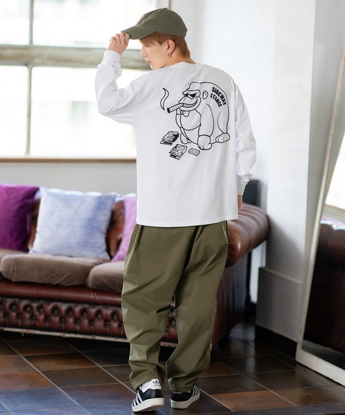 En serio TOKYO tシャツ 「SIDEWAYSTANCE」ブレークゴリラ長袖Tシャツ