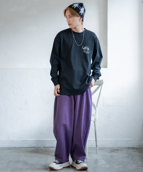 En serio TOKYO tシャツ 「SIDEWAYSTANCE」ブレークゴリラ長袖Tシャツ