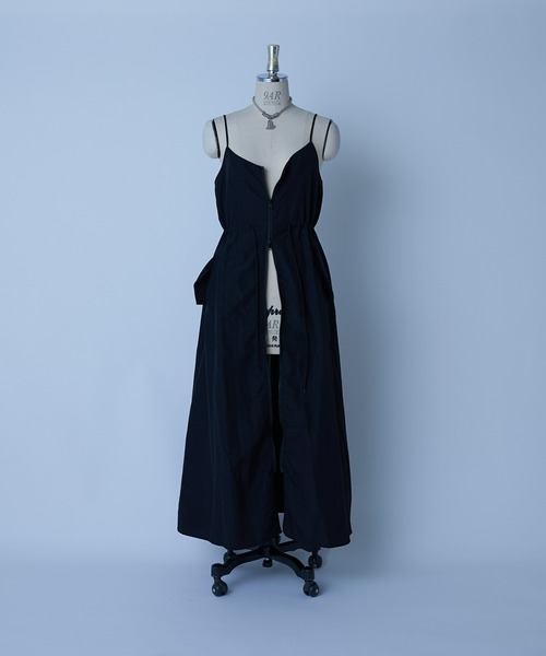 「Six M」 キャミソールワンピース FREE ブラック レディース_画像7