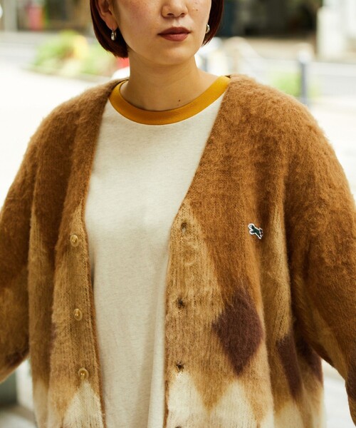 TOWNCRAFT（タウンクラフト） ニットカーディガン LARGE ブラウン